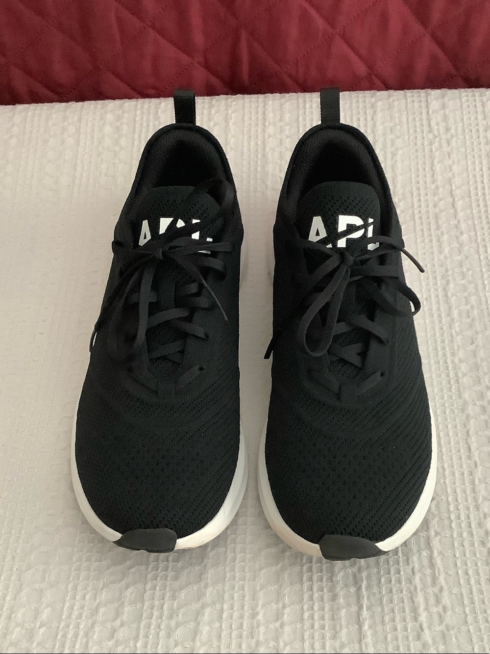 APL TechLoom Dream Black Knit Athletic Sneakers